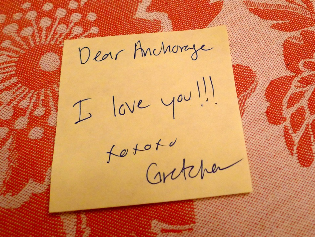 Because Real Love Notes are Handwritten… – Gretchen Loves Anchorage