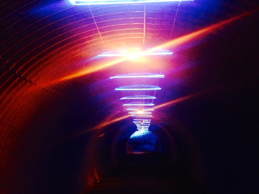 Lighted tunnel